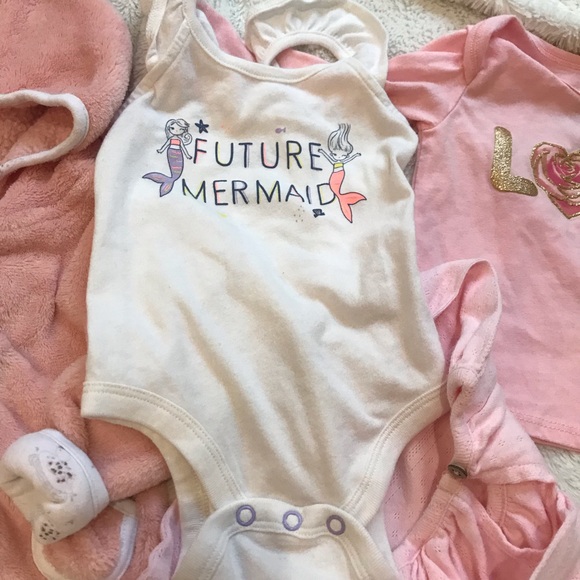 Disney Burts Bees BAby Girl Outfit Bundle 3-6 - Picture 5 of 8